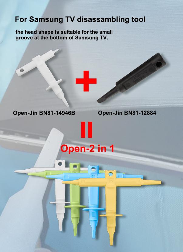 Klucz plastikowy do otwierania obudowy TV SAMSUNG " dwa w jednym " BN81-12884 czarny + BN81-14946B biały